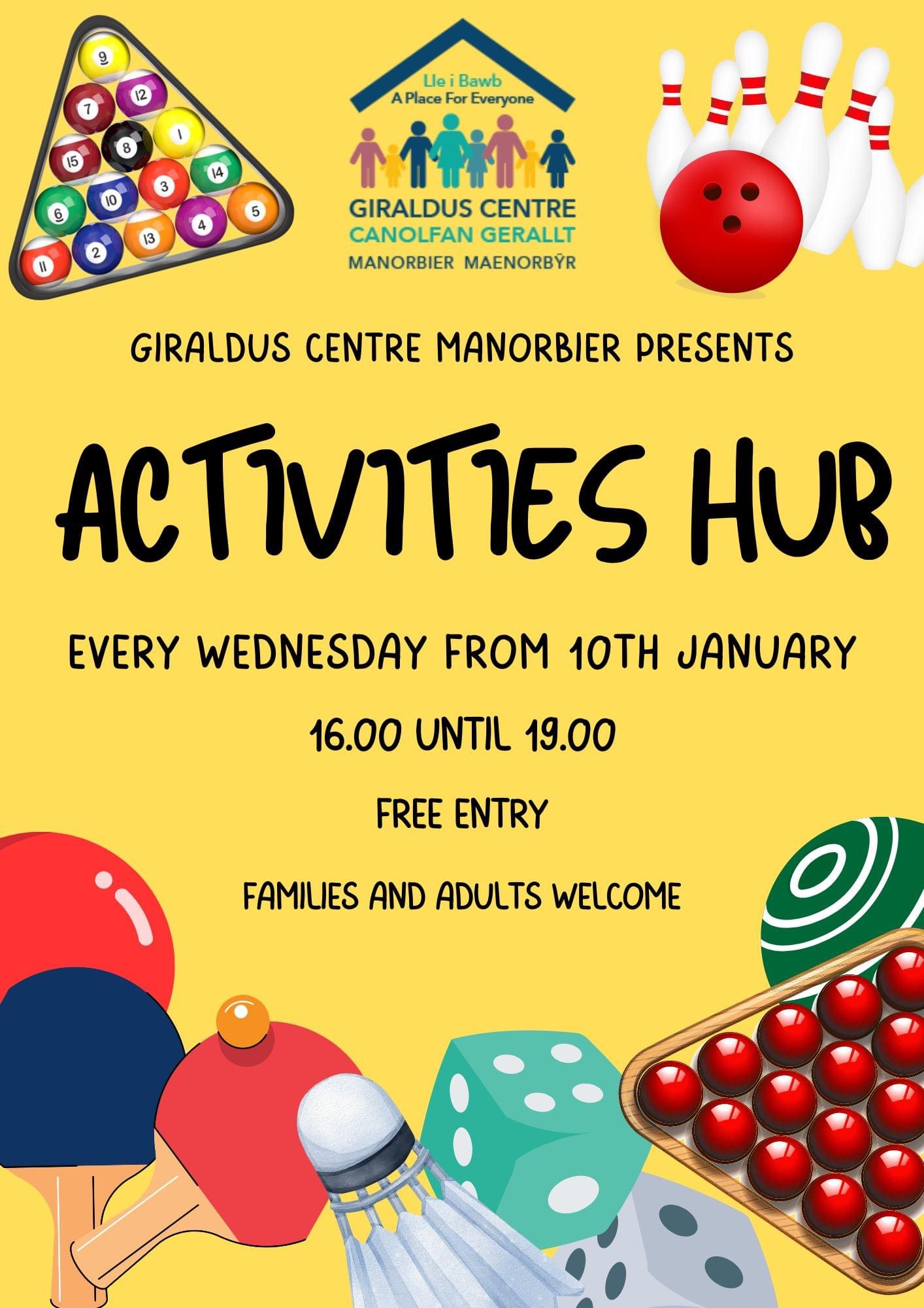 Activities Hub, Manorbier