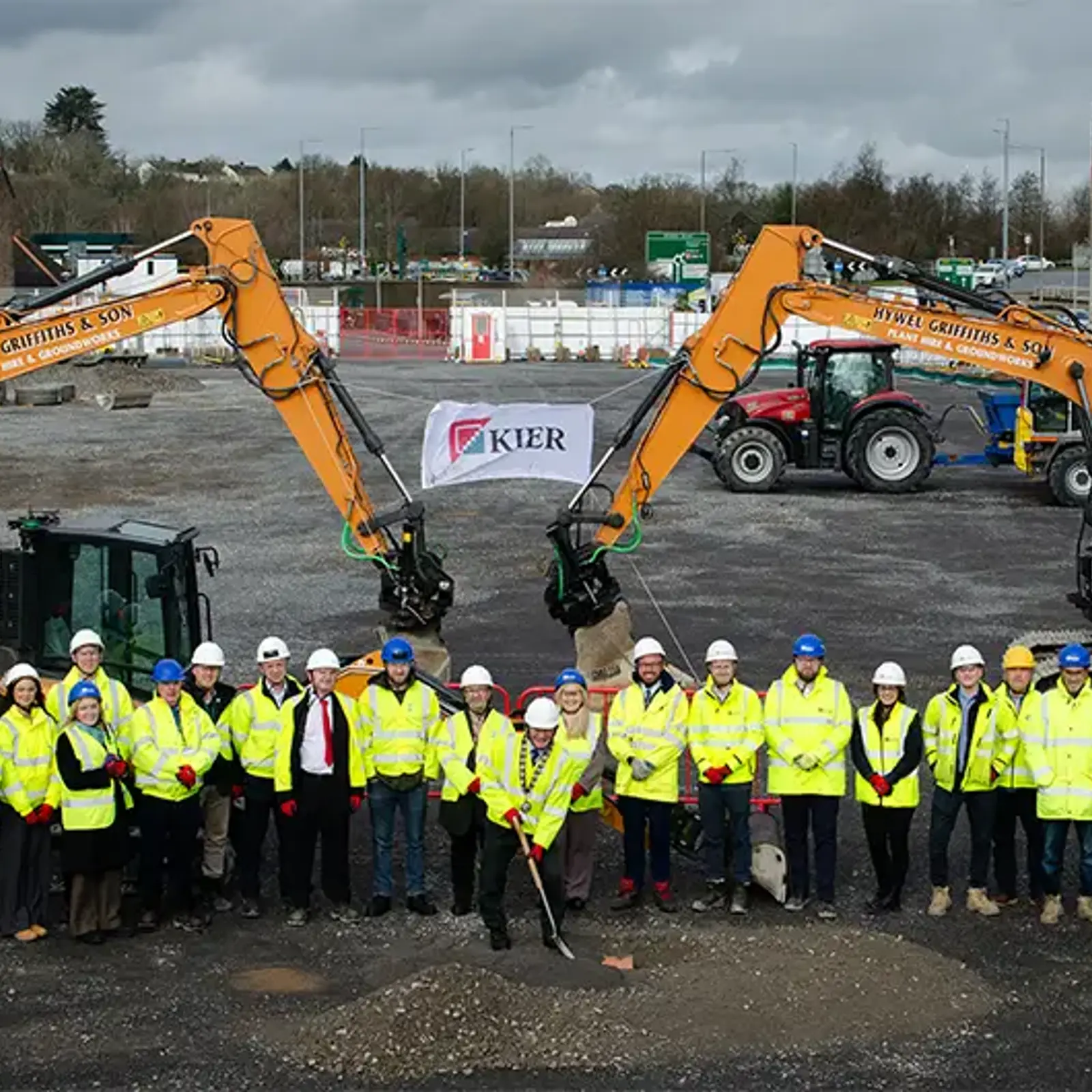 Ground Breaking Event Marks Start Of Key Haverfordwest Public Transport Project 01