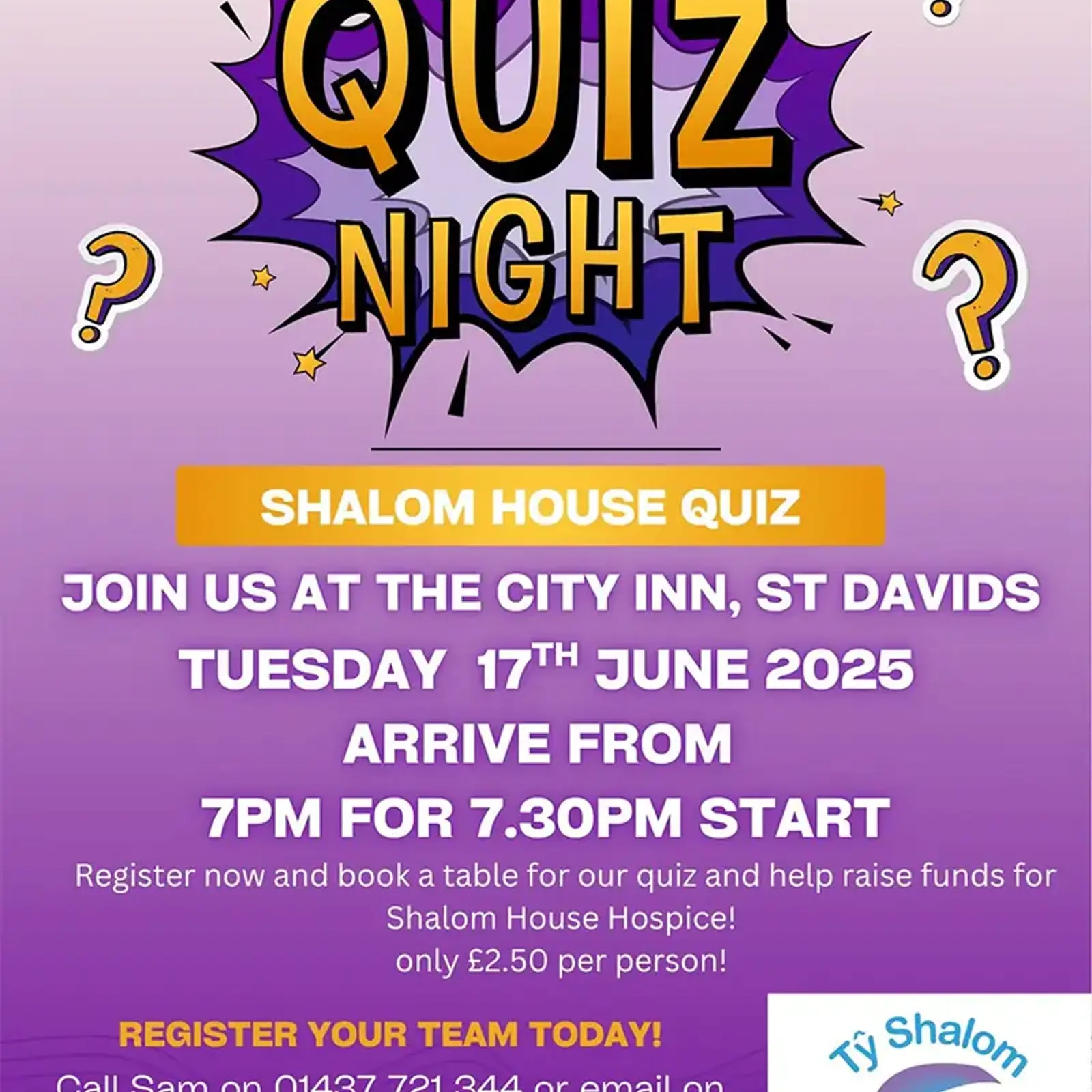 Quiz Night The City Inn St Davids