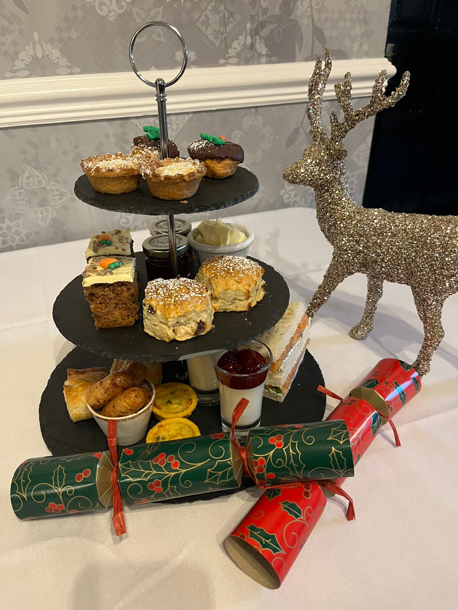 Festive Afternoon Tea with Elinor Crane, Hotel Plas Hyfryd, Narberth, Monday December 23rd, 1pm or 2.30pm