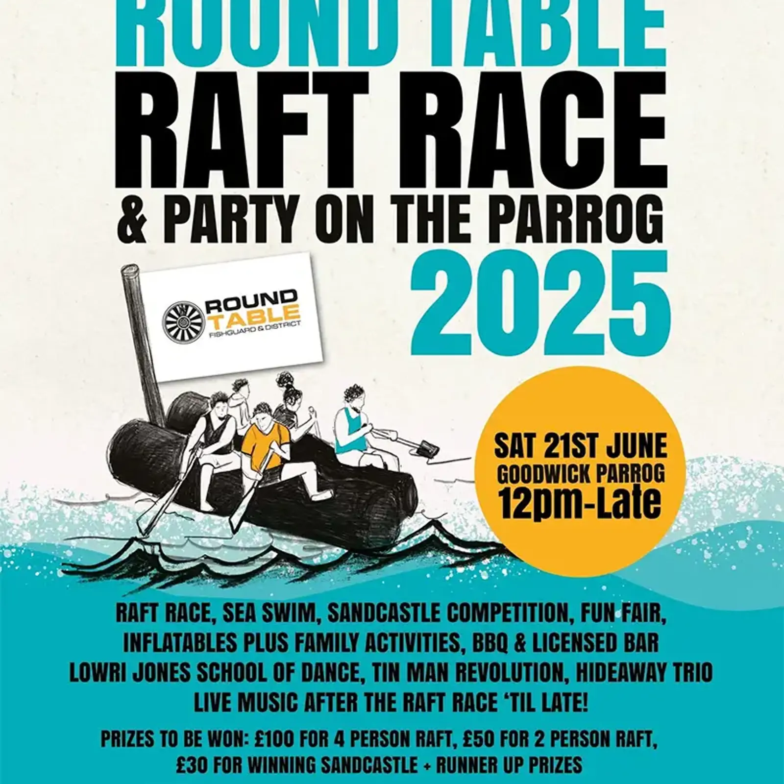 Round Table Raft Race Goodwick Parrog