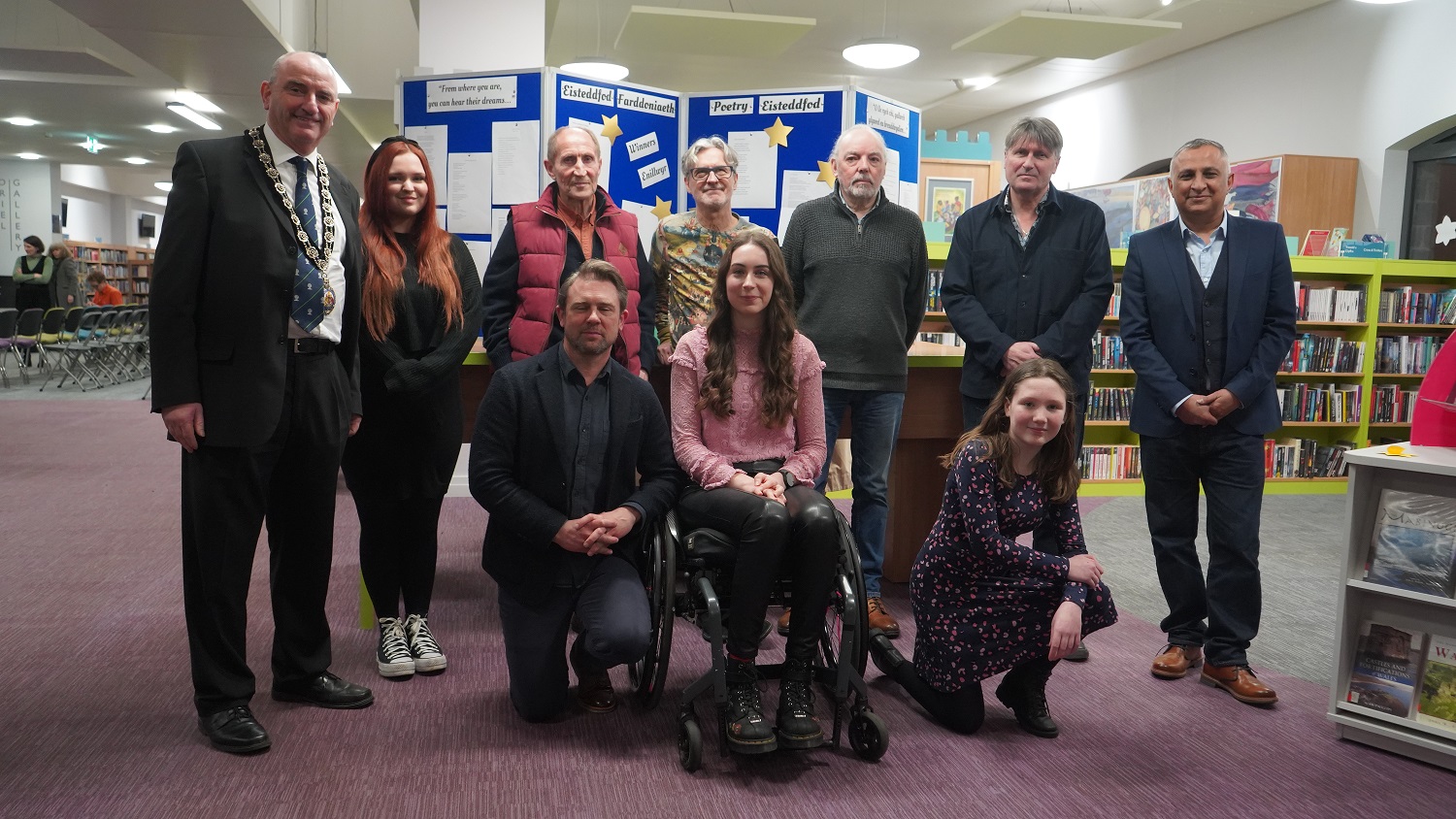 Wonderful night at Haverfordwest Library for special Poet Laureate event