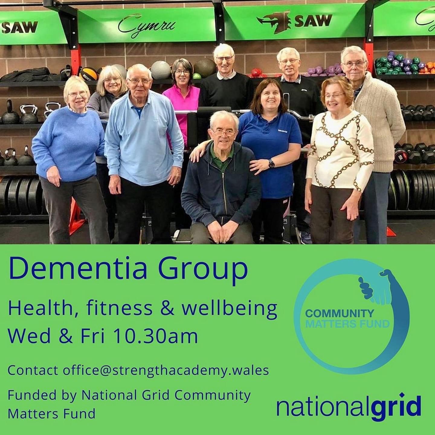 Dementia Group: Health, Fitness and Wellbeing, Haverfordwest