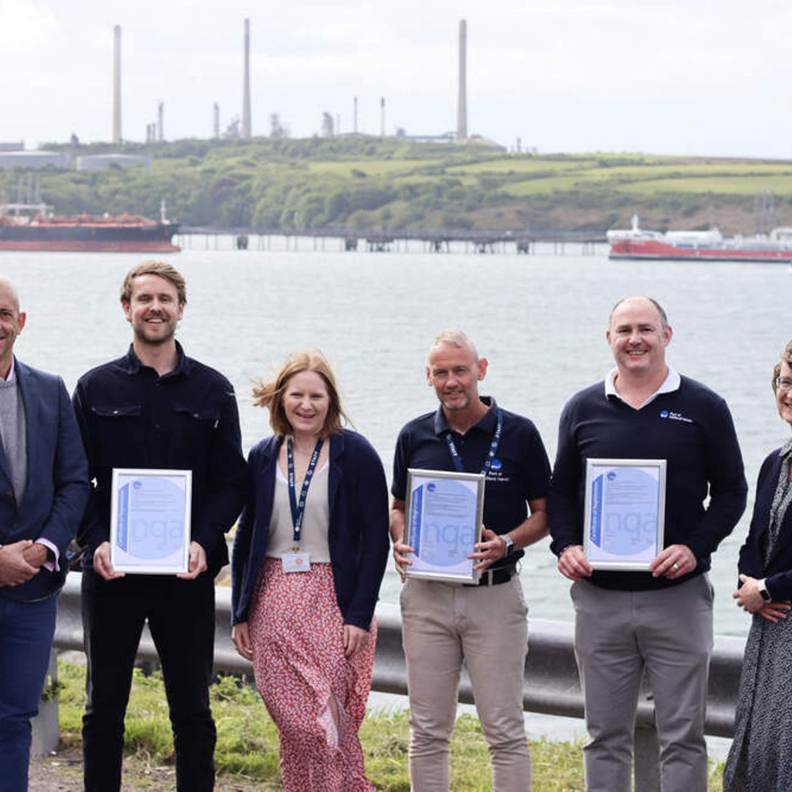 port-of-milford-haven-staff-l-r-tom-sawyer-ceo-jack-o-shea-environmental-assistant-ria-jones-governance-risk-and-compliance-manager-niall-yeomans-head-of-health-safety.jpg